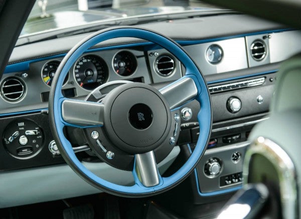 Rolls-Royce Phantom Drophead Coupé Bespoke Waterspeed Interior del Rolls-Royce Phantom Drophead Coupé Bespoke Waterspeed. Lujo y más lujo.