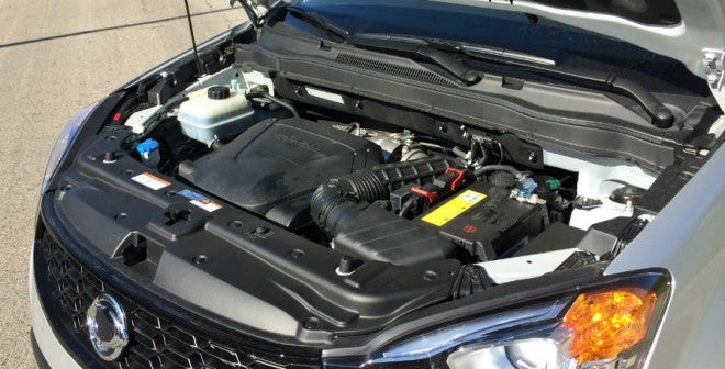 SsangYong Korando El motor del SsangYong Korando que hemos probado tiene fuerza suficiente para sacarnos de cualquier apuro.