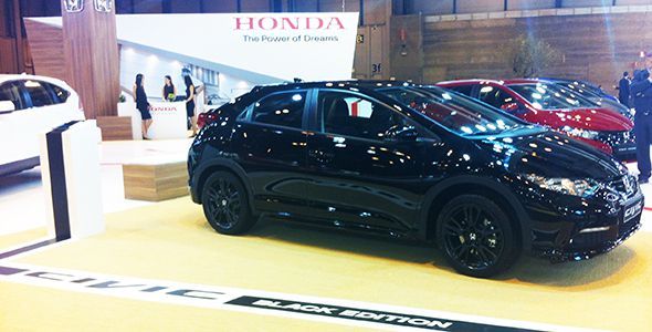 Honda Civic Black Edition Sport, presente en el Salón de Madrid Honda Civic Black Edition Sport, presente en el Salón de Madrid