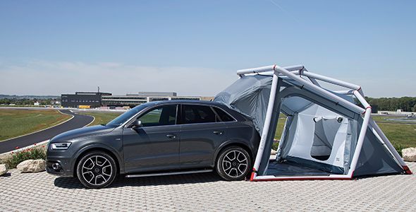 Audi Q3 Camping Tent: de camping en el Wörthersee Tour 2014 Audi Q3 Camping Tent: de camping en el Wörthersee Tour 2014