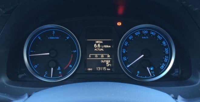 Toyota Auris ST Durante la semana que estuvo en nuestro poder, el gasto medio de combustible del Auris ST fue de 6,6 l/100 km.