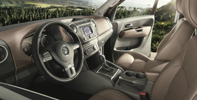 Volkswagen Amarok Highline Edition Vista interior del Volkswagen Amarok Highline Edition.