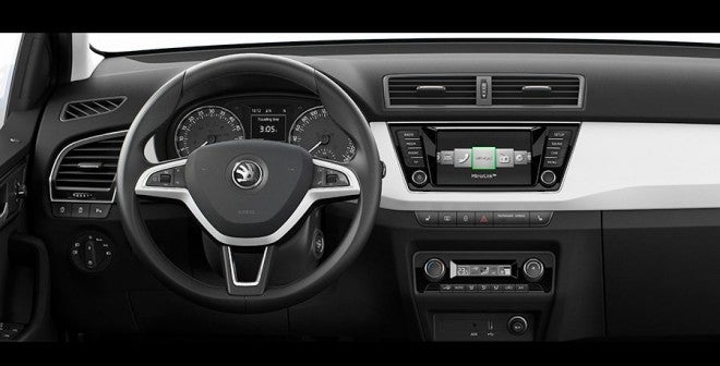 Interior nuevo Skoda Fabia 2015 Interior nuevo Skoda Fabia 2015