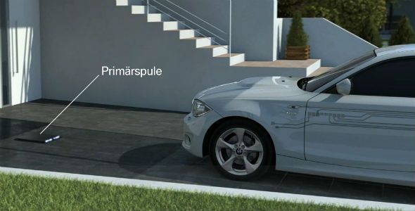 BMW crea una nueva estación de carga por inducción BMW crea una nueva estación de carga por inducción