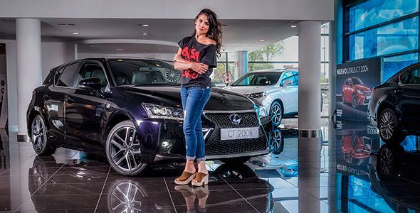 El nuevo Lexus CT 200h de Adriana Ugarte El nuevo Lexus CT 200h de Adriana Ugarte