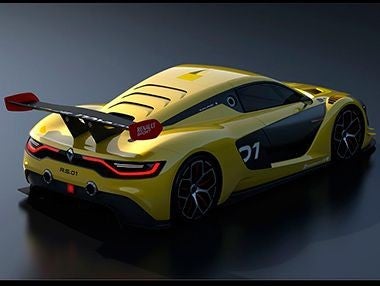 El Renault Sport R.S.01, en movimiento El Renault Sport R.S.01, en movimiento