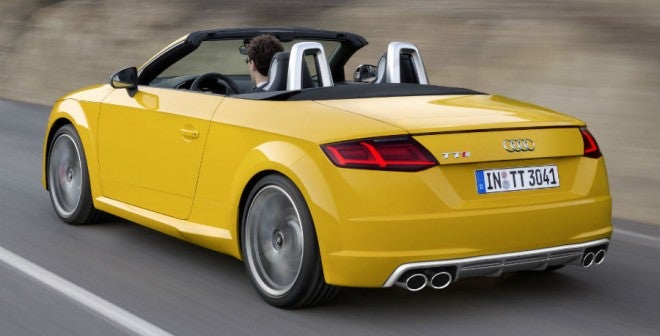 Audi TT Roadster El Audi TTS Roadster presenta una serie de colores exclusivos para su carrocería.