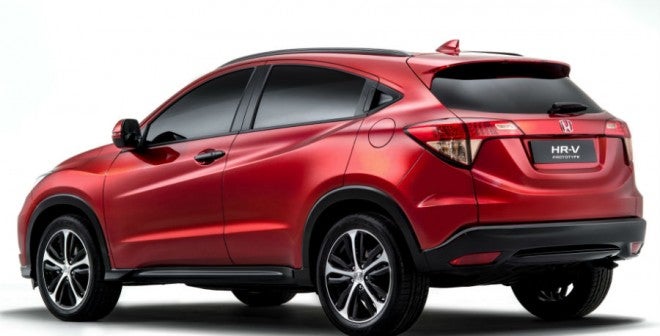 Honda HR-V Honda ha buscado en todo momento asemejar el diseño del HR-V al de un coupé.