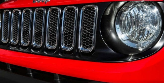 Jeep Renegade El frontal del Jeep Renegade impone.