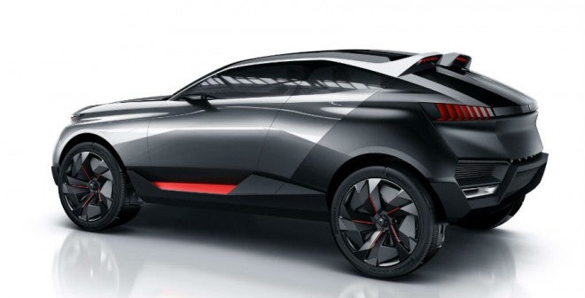Peugeot Quartz Concept El aspecto estético del Peugeot Quartz Concept es de lo más agresivo.