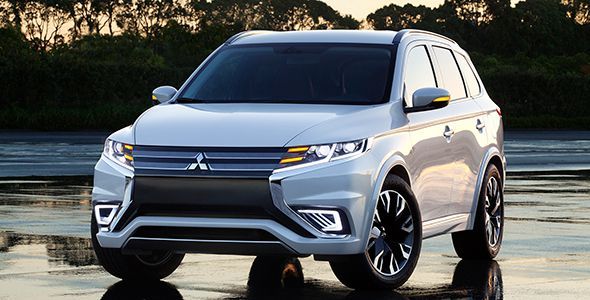 Mitsubishi Outlander PHEV Concept-S, listo para París 2014 Mitsubishi Outlander PHEV Concept-S, listo para París 2014