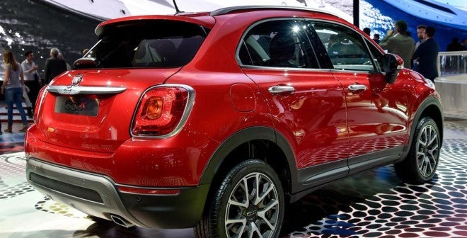 Fiat 500X La zaga del Fiat 500X es una de las zonas más características del conjunto.
