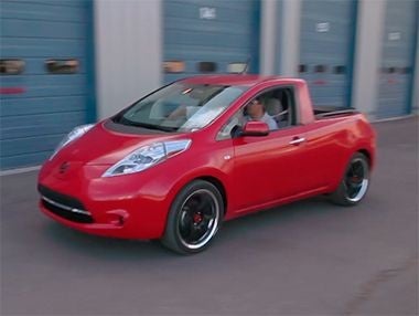 El Nissan Leaf Pick-Up, en vídeo