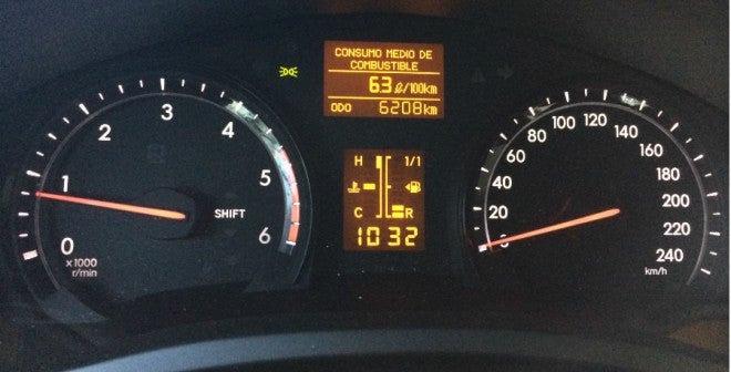 Toyota Avensis El gasto de combustible de esta versión del Toyota Avensis es más que aceptable.