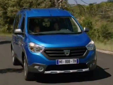 El Dacia Dokker Stepway en movimiento El Dacia Dokker Stepway en movimiento