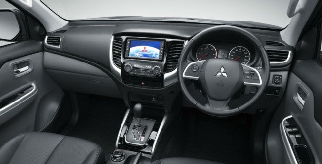 Mitsubishi L200 Así es el interior del nuevo Mitsubishi L200.
