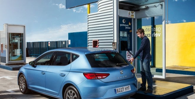 Seat Leon TGi En España solo hay 39 estaciones de servicio de gas.
