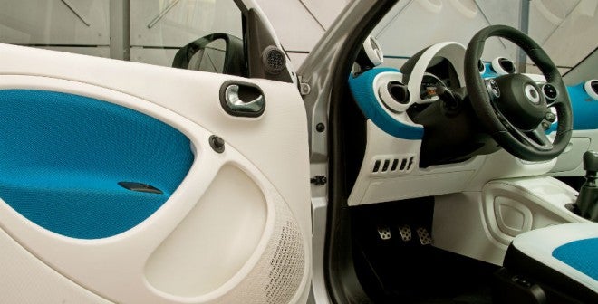 Smart ForFour La decoración interior irá a juego con la carrocería.