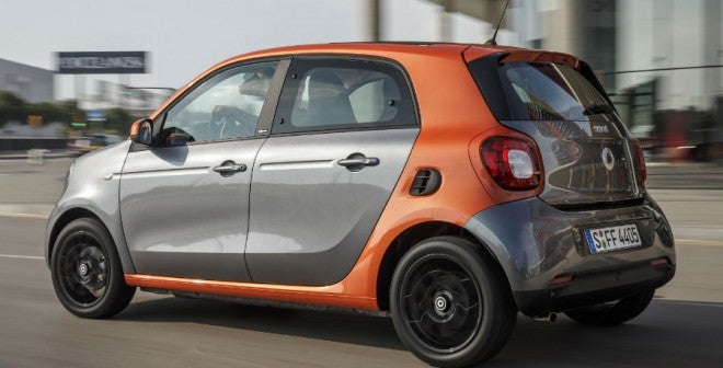 Smart ForFour El parecido entre el Smart ForFour y el Renault Twingo es, lógicamente, más que razonable.
