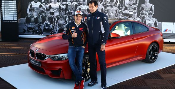 Marc Márquez gana por segundo año el exclusivo BMW M4 Coupé Marc Márquez gana por segundo año el exclusivo BMW M4 Coupé