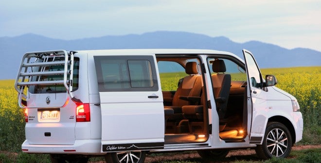 Volkswagen Multivan Outdoor Edition El Volkswagen Multivan destaca por su gran espacio interior.