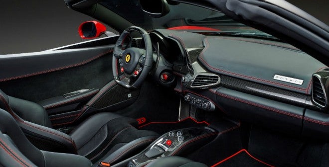 Ferrari-Sergio El interior del Ferrari Sergio es también totalmente personalizable.