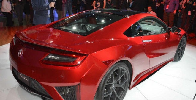 Honda NSX El Honda NSX es uno de los modelos más admirados del Salón de Detroit.