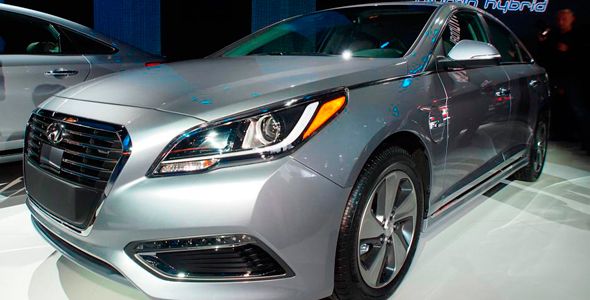 Hyundai Sonata híbrido enchufable, preparado para Detroit Hyundai Sonata híbrido enchufable, preparado para Detroit