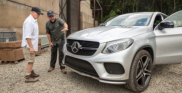 El Mercedes GLE Coupé 2015, protagonista en Jurassic World El Mercedes GLE Coupé 2015, protagonista en Jurassic World