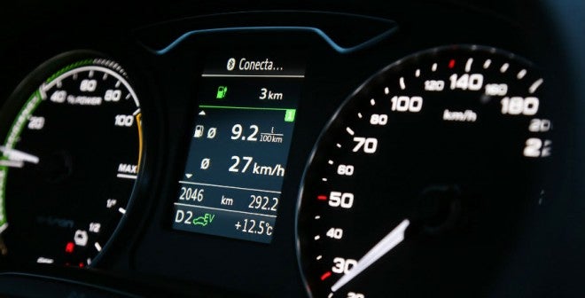 Audi A3 e-tron El cuadro de mandos es una de las pocas zonas que varía del interior del Audi A3 Sportback e-tron respecto a la versión convencional.