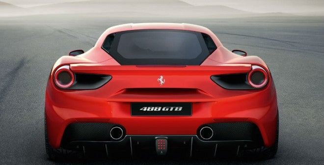 Ferrari 488 GTB La zaga del Ferrari 488 GTB es realmente innovadora.