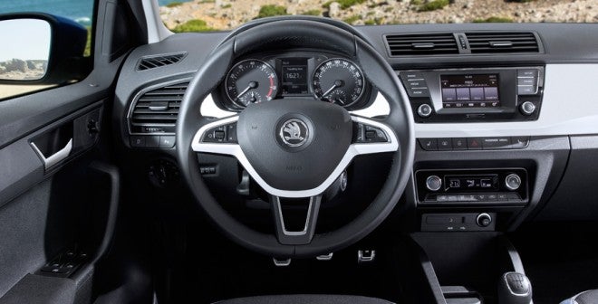 Skoda Fabia interior Tercera generación Skoda Fabia
