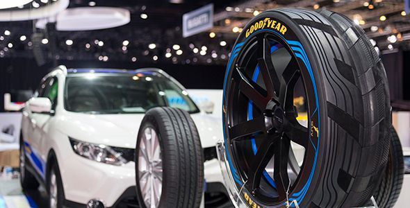 Goodyear y Dunlop muestran el neumático eléctrico en el Salón de Ginebra 2015 Goodyear y Dunlop muestran el neumático eléctrico en el Salón de Ginebra 2015