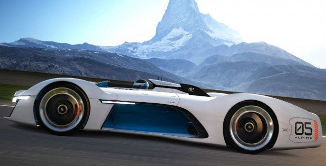 Alpine Vision GT El Alpine Vision Gran Turismo cuenta con un motor V8 de 4,5 litros.