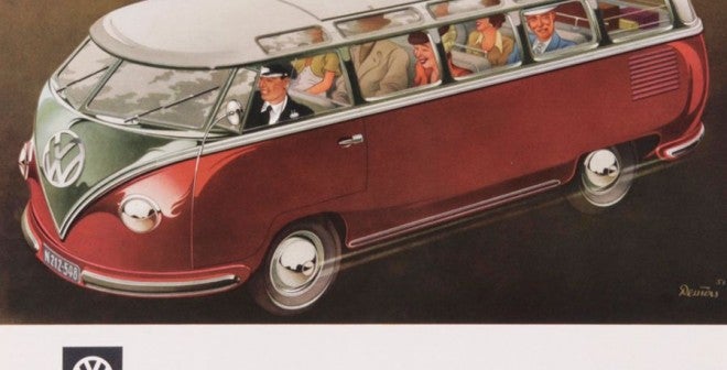 Bernd Reuters publicidad VW Combi Bernd Reuters publicidad VW Combi