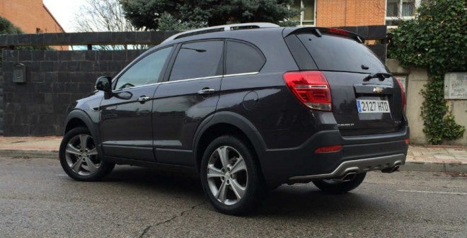 Chevrolet Captiva Las líneas redondeadas del Captiva le dan un toque elegante.
