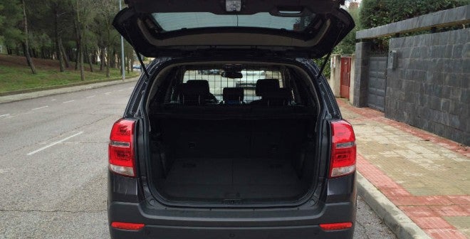 Chevrolet Captiva Más allá de la capacidad del maletero, éste destaca por su buen acceso.