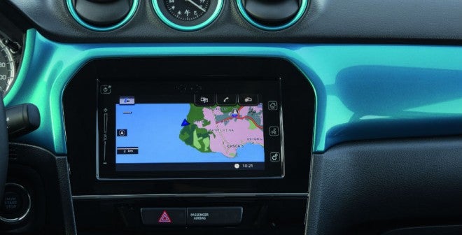 Suzuki Vitara El color del salpicadero varía en función del elegido para la carrocería.
