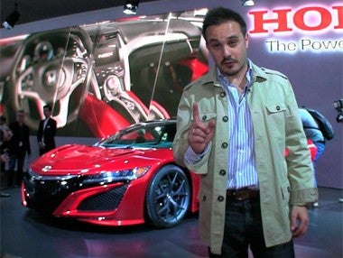 Vídeo:Honda NSX, debut europeo Vídeo:Honda NSX, debut europeo