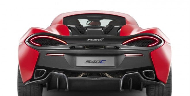 McLaren 540 C Coupe La zaga del nuevo McLaren 540C Coupé es sencillamente espectacular.