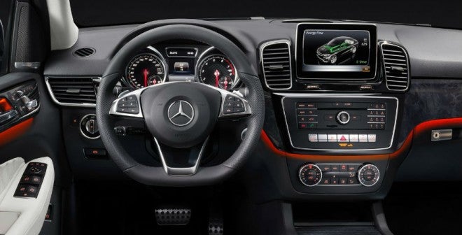 Mercedes GLE El interior del Mercedes GLE ha sido cuidado hasta el último detalle.