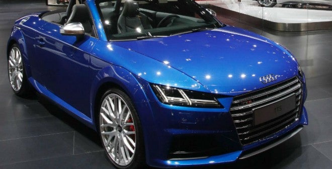 Audi TTS Roadster El Audi TT descapotable es otro de los protagonistas de la marca alemana en el Salón de Barcelona.