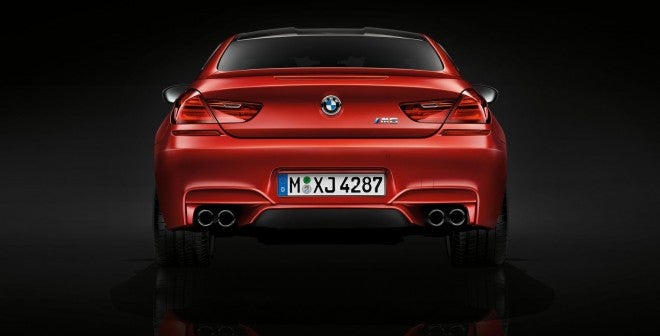 BMW M6 Unas nuevas salidas de escape son propias del paquete competición del BMW M6.