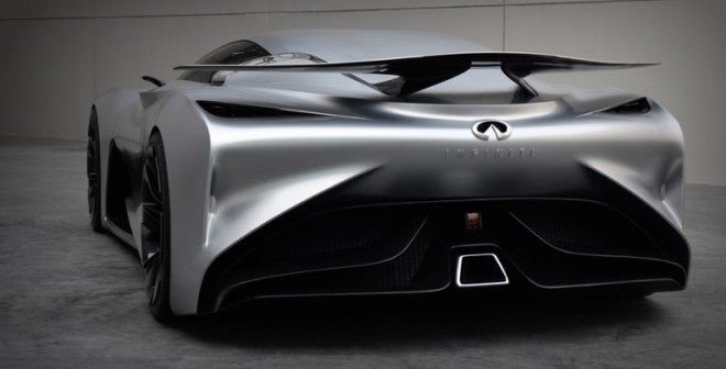 Infiniti GT Vision Concept Las formas de la zaga del Infiniti GT Vision Concept son sencillamente espectaculares.