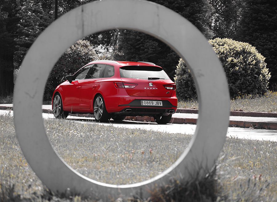 Prueba Seat León ST Cupra 2015, Vigo, Rubén Fidalgo