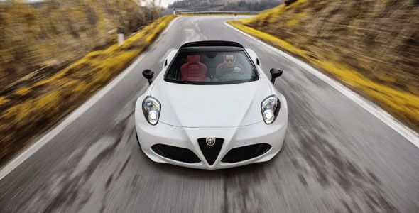 Alfa Romeo 4C Spider, la joya italiana rumbo a Barcelona 2015 Alfa Romeo 4C Spider, la joya italiana rumbo a Barcelona 2015