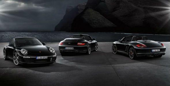 Porsche Black Edition, para el Boxster y el 911 Carrera Porsche Black Edition, para el Boxster y el 911 Carrera