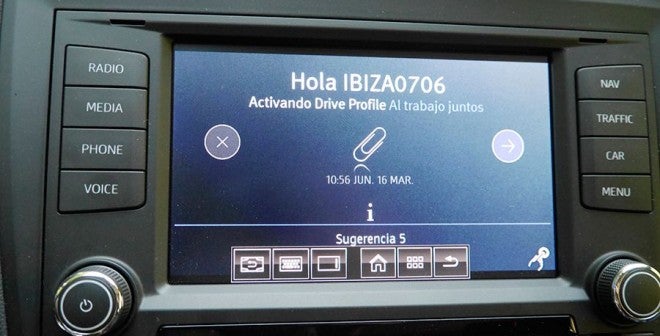 Presentación y prueba del nuevo Seat Ibiza 2015 Presentación y prueba del nuevo Seat Ibiza, Interior, Rubén Fidalgo