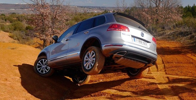 Prueba VW Touareg V6 TDi Bluemotion 2014 Curso 4Motion VW Driving Experience