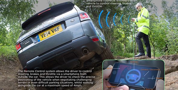 Desarrollan un Range Rover Sport por control remoto Desarrollan un Range Rover Sport por control remoto